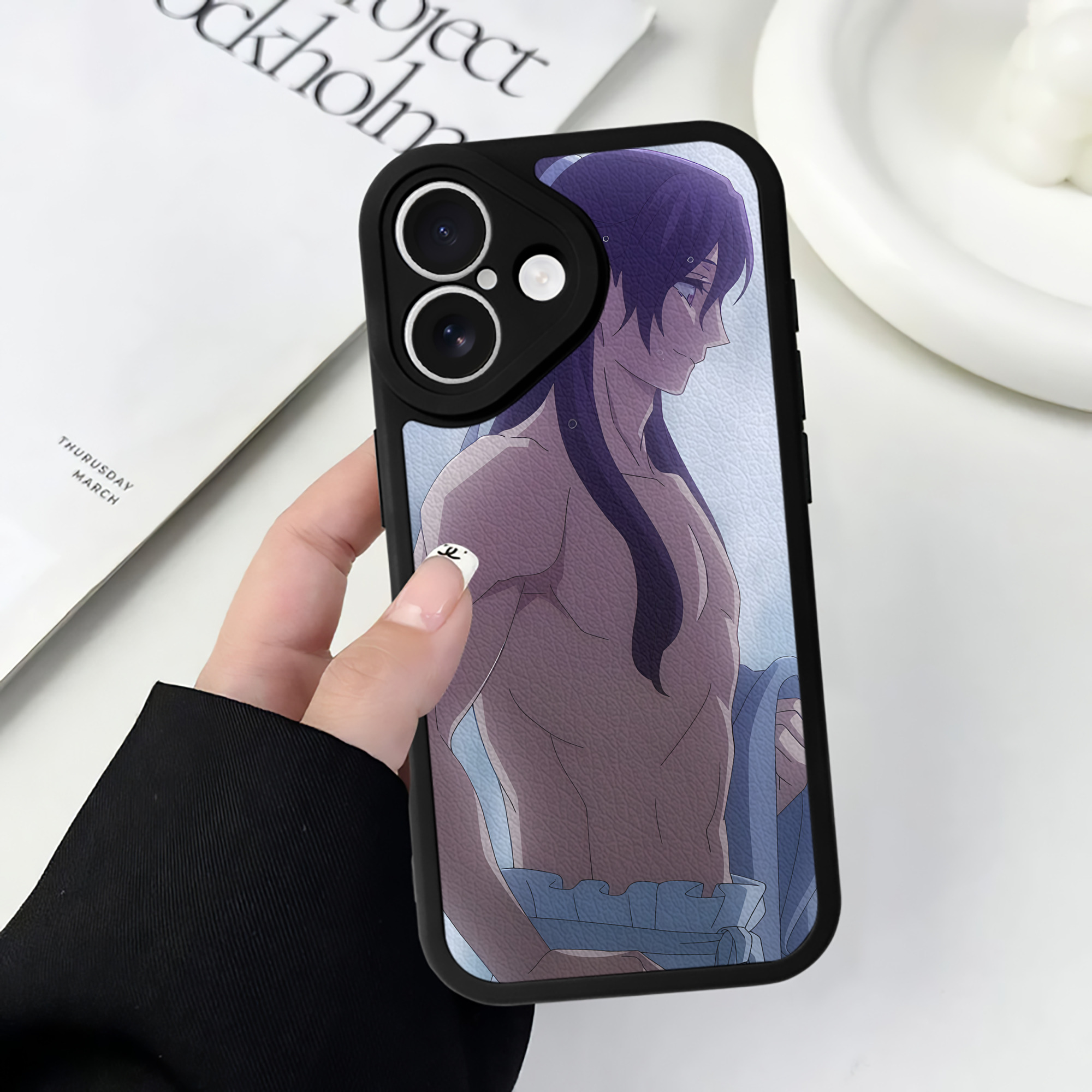 薬屋のひとりごと The Apothecary Diaries 【iPhone 16シリーズ対応】シリコンスマホケース（レザー調） 材質：シリコン